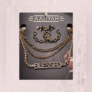 Aaliyah Gold Chain Set